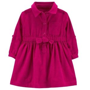 Carters Corduroy Shirt Dress Size 3t